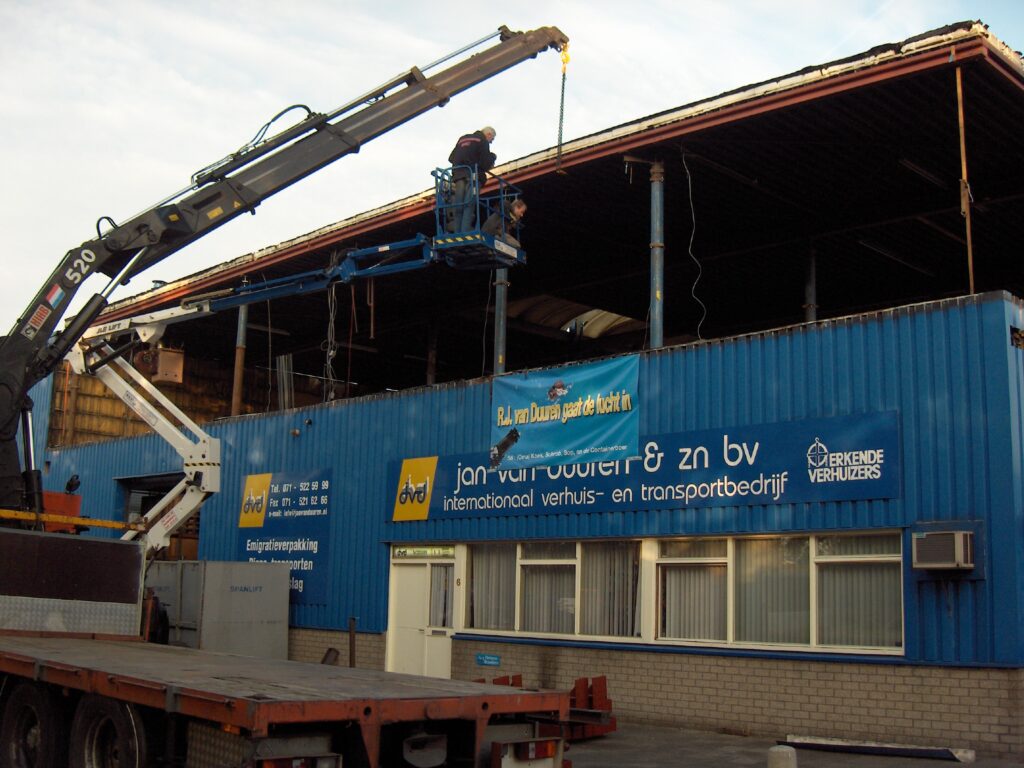 Admiraal Banckertweg 6, Leiden, Nederland, Tijdens de 2e verbouwing / During the second renovation